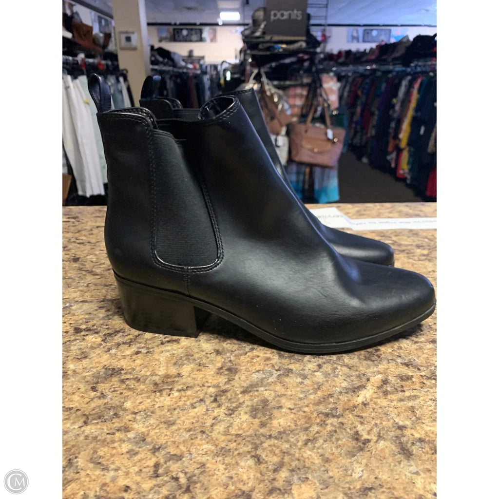 Boots Ankle Flats By A New Day In Black, Size: 9.5