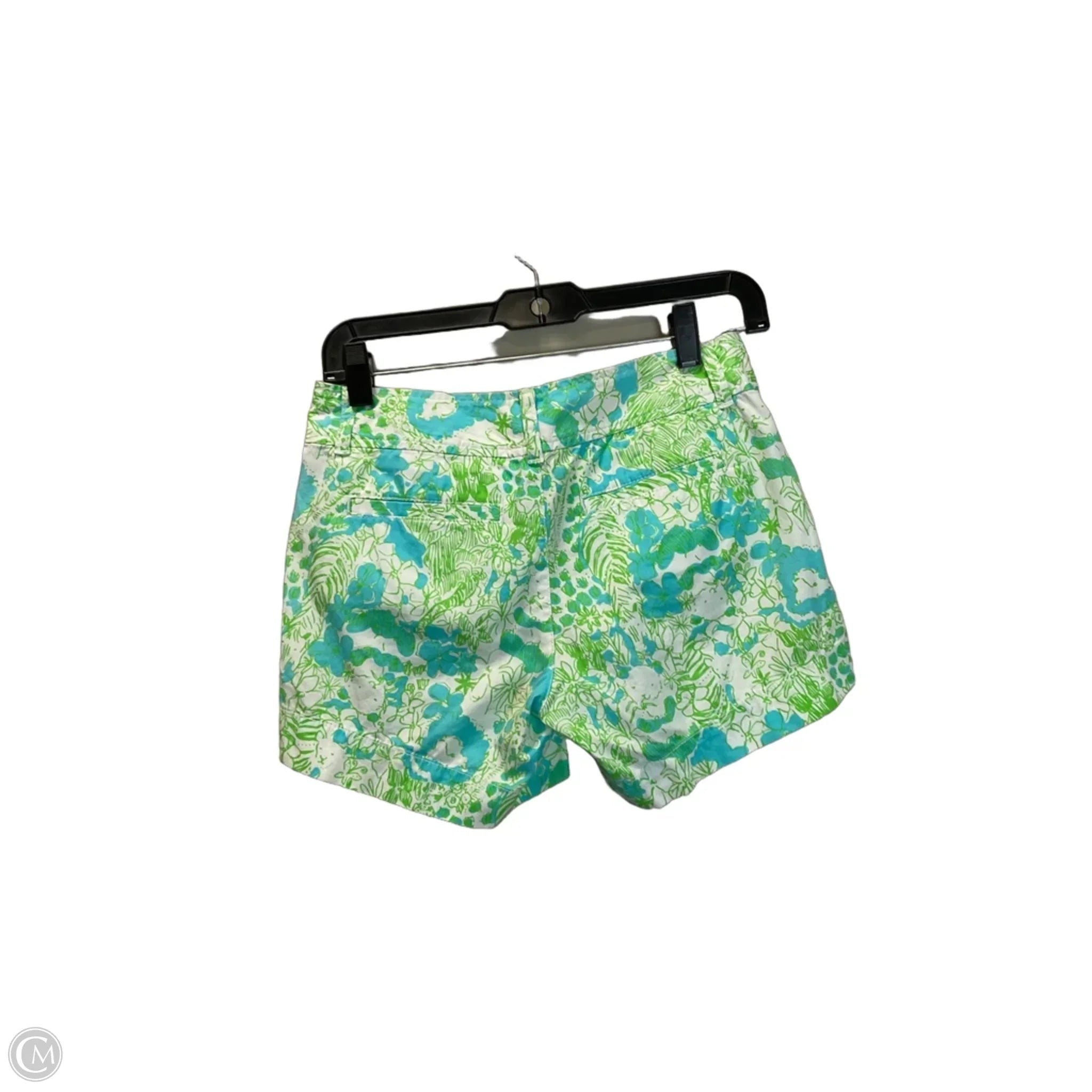 Shorts Designer By Lilly Pulitzer In Green, Size: 0