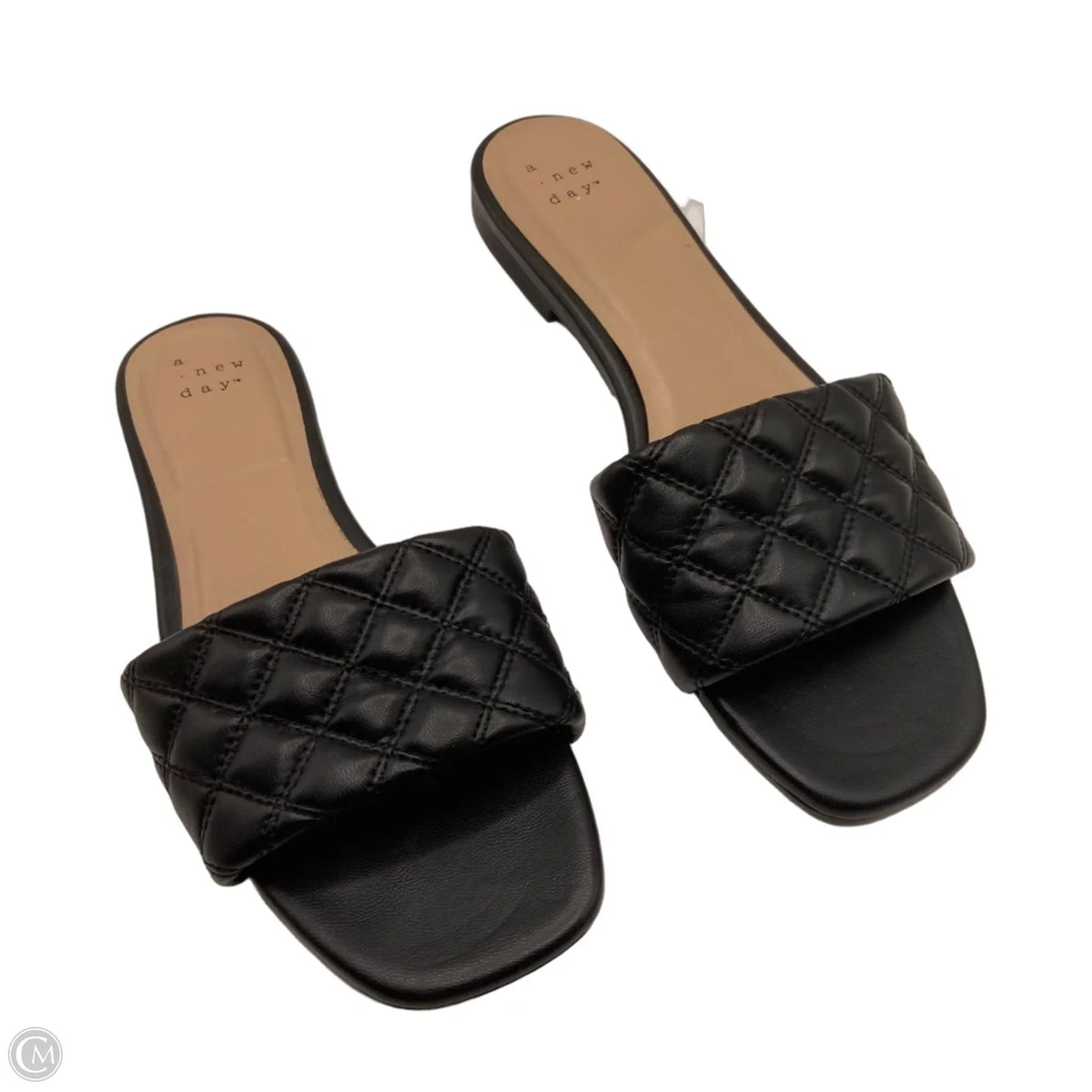 Sandals Flats By A New Day In Black, Size: 7