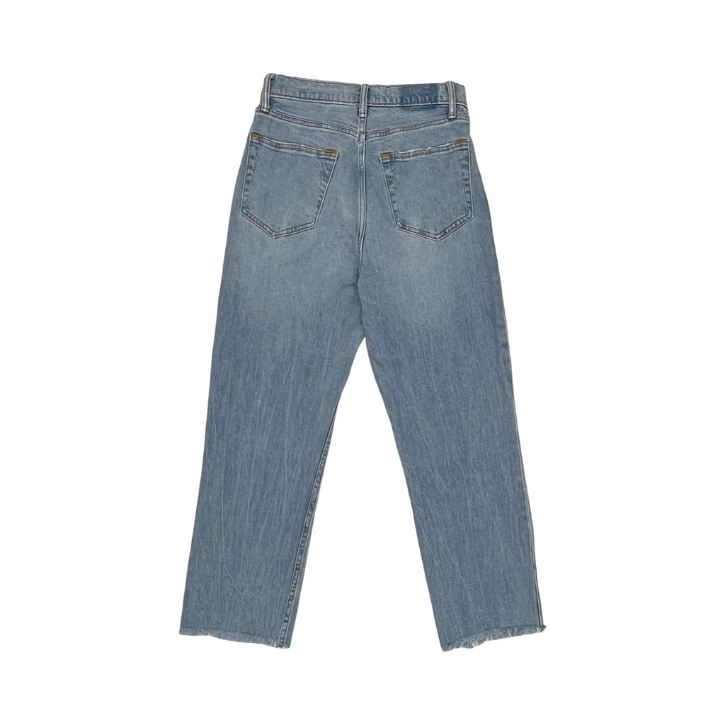 Jeans Straight By Abercrombie And Fitch In Blue Denim, Size:4