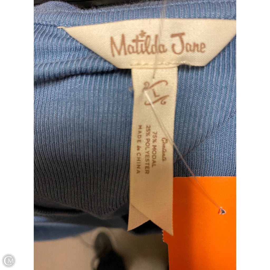 Dress Casual Maxi By Matilda Jane In Blue, Size: L