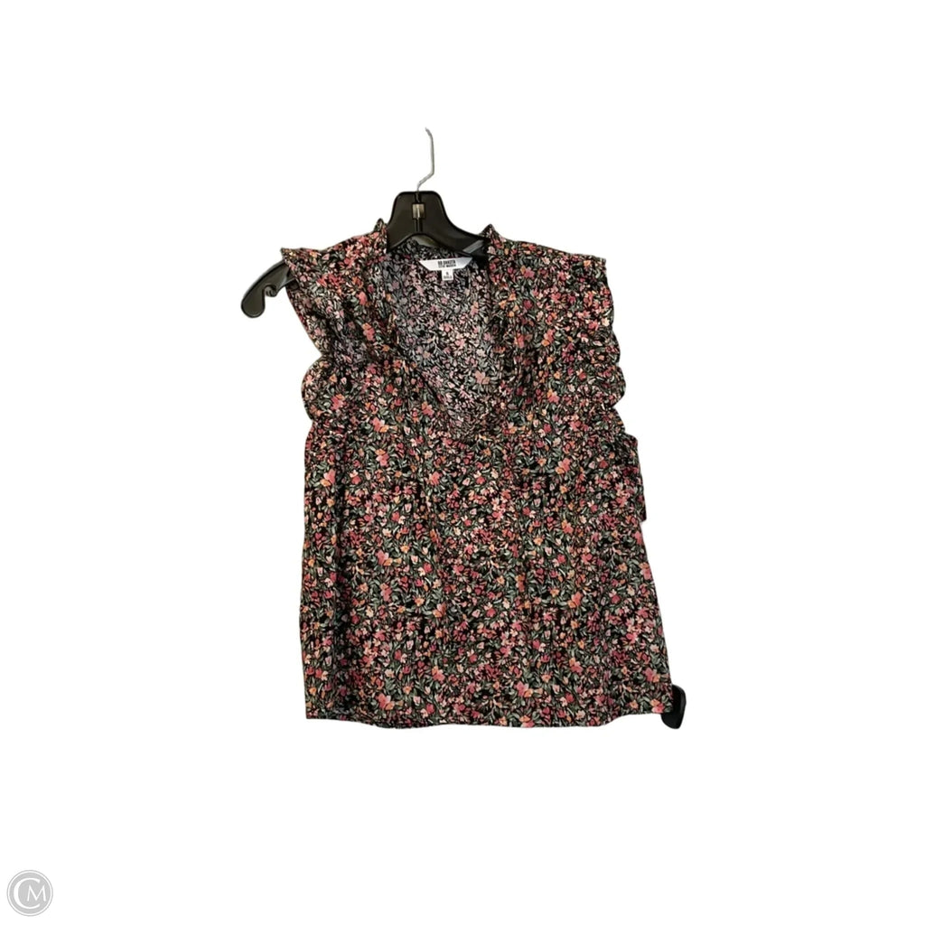 Top Sleeveless By Steve Madden In Floral Print, Size: S