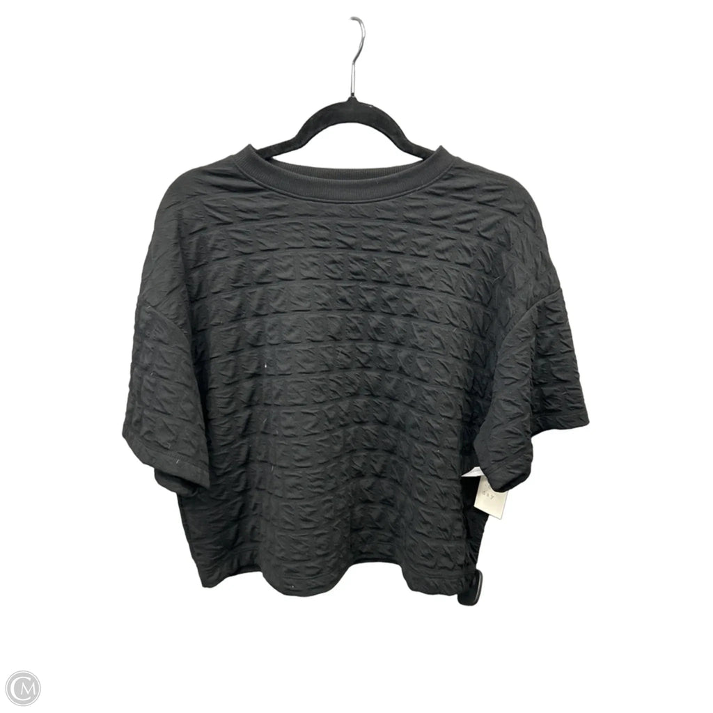 Top Short Sleeve By A New Day In Black, Size: M