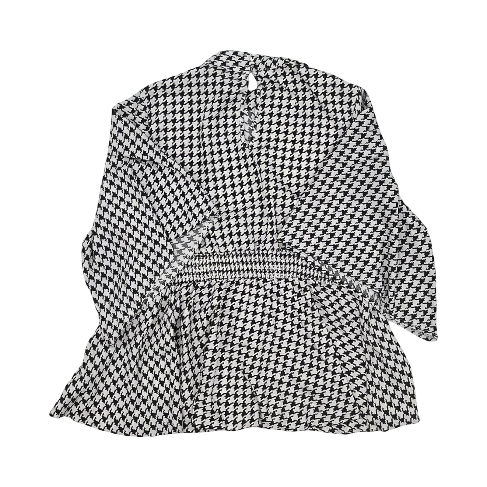 Blouse Ss By Cmf In Black & White, Size:4X