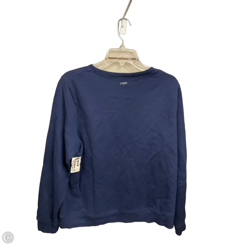 Sweatshirt Crewneck By J. Crew In Blue, Size: Xl
