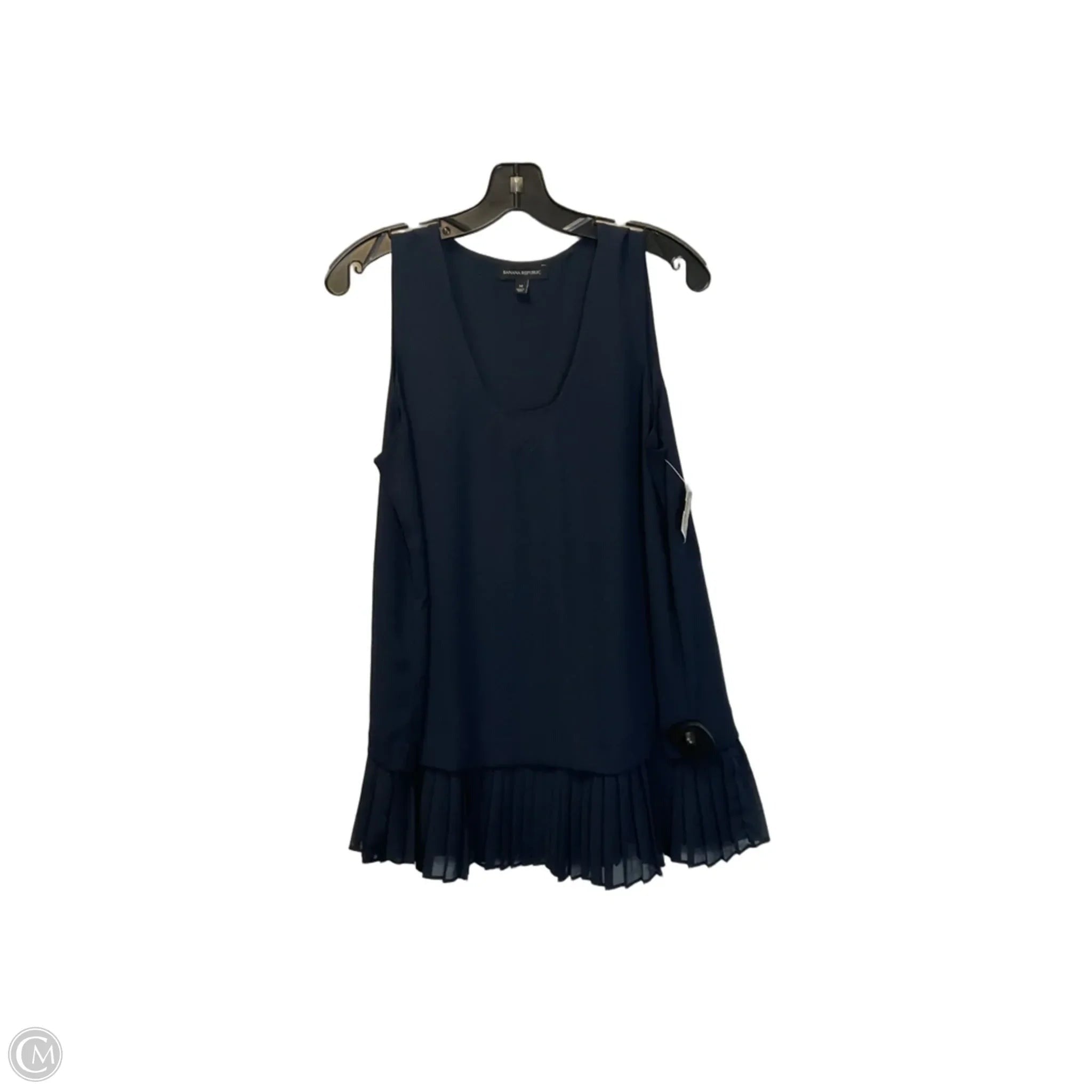 Top Sleeveless By Banana Republic In Navy, Size: M