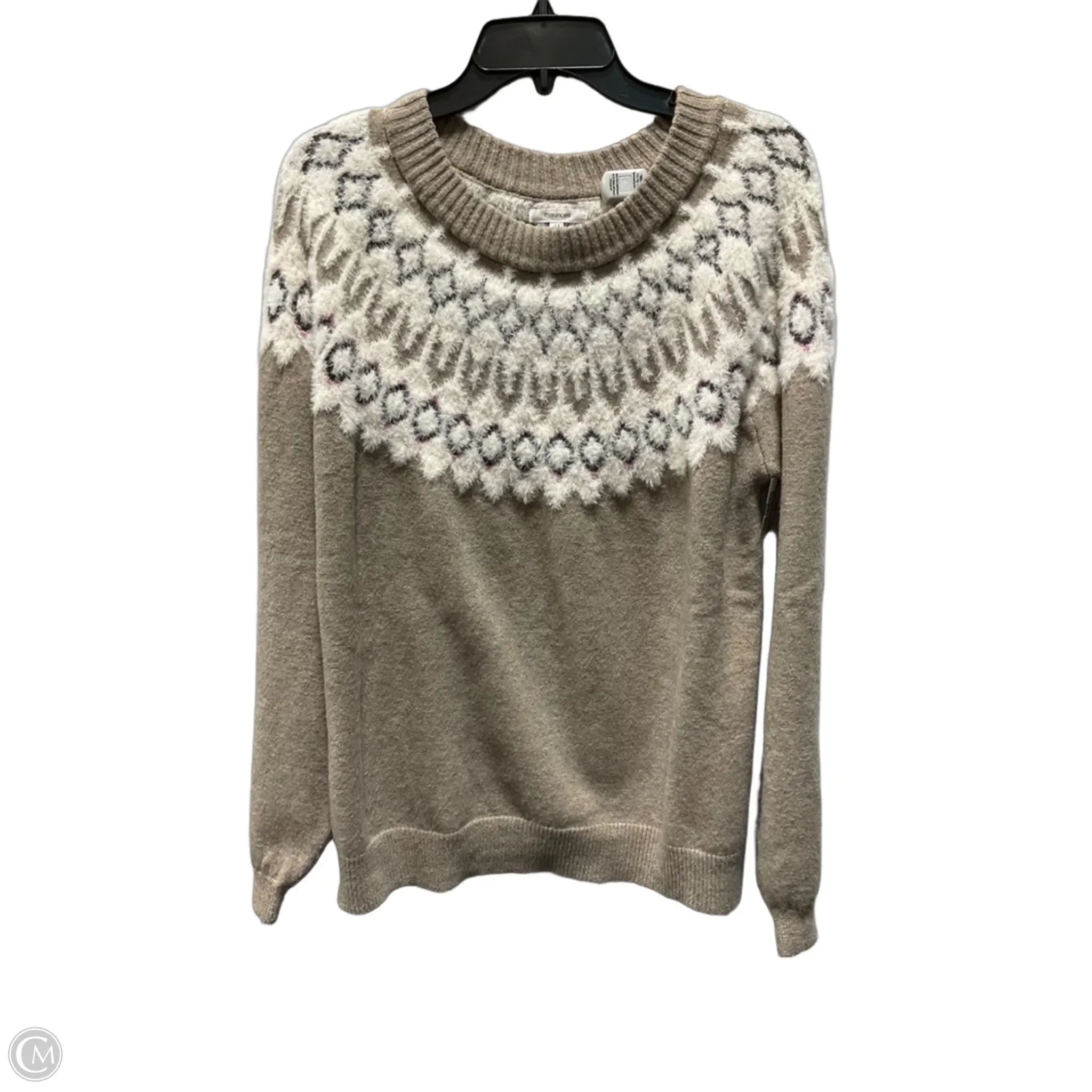 Sweater By Maurices In Beige, Size: L