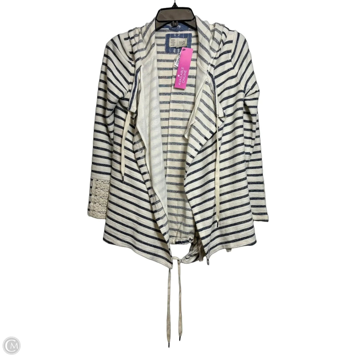 Cardigan By Saturday/sunday In Striped Pattern, Size: Xs