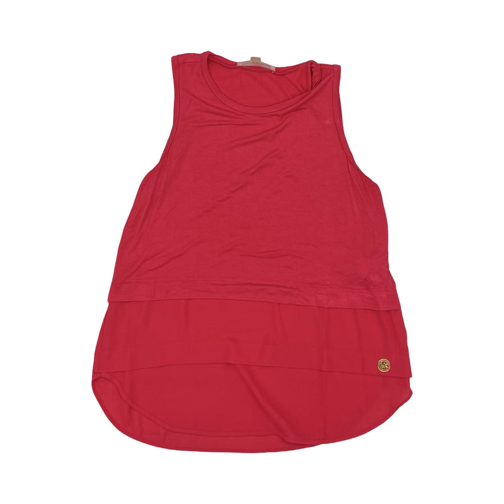 Top Sleeveless Designer By Michael Kors In Pink, Size:S