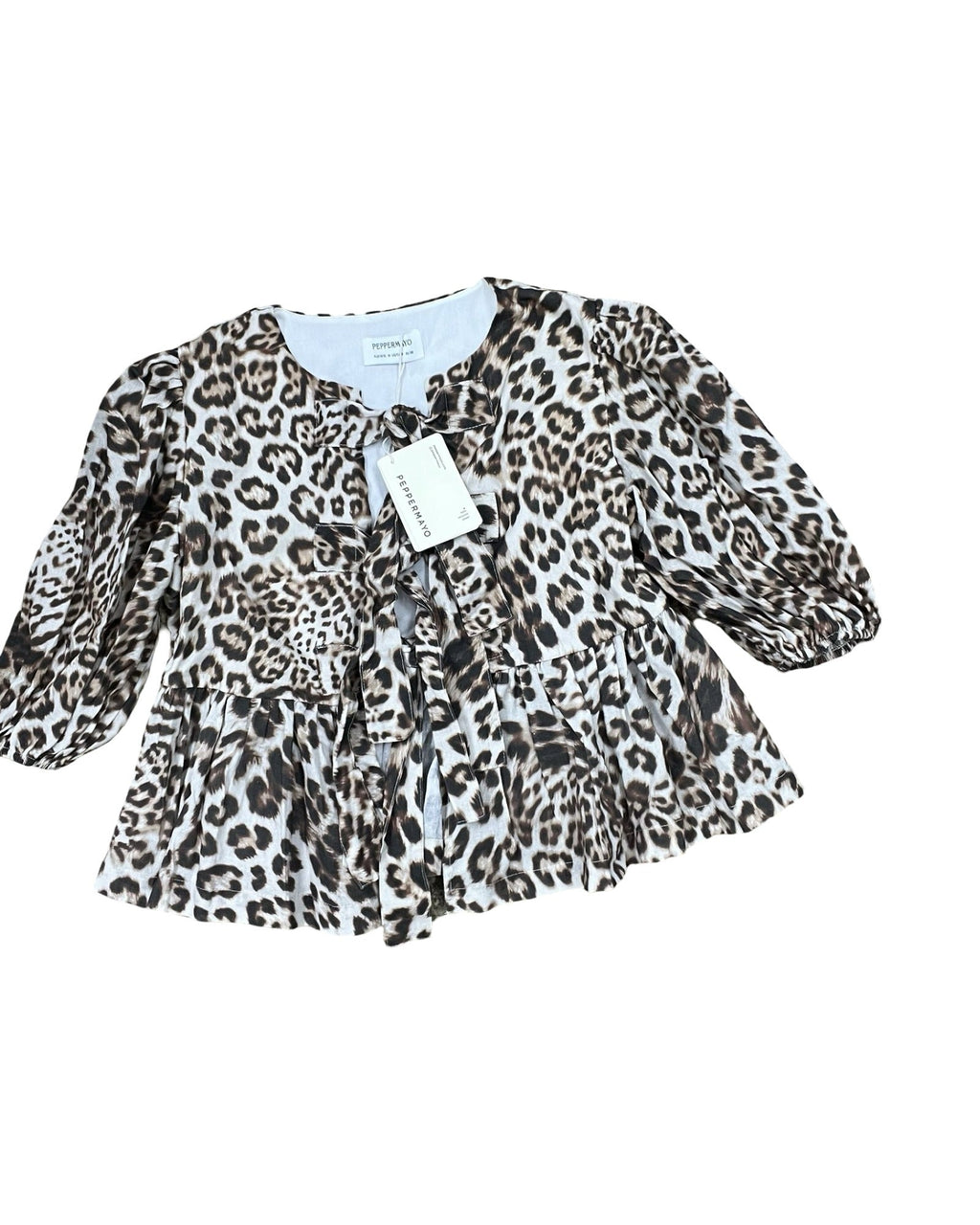 Cardigan By Peppermayo In Animal Print, Size:S