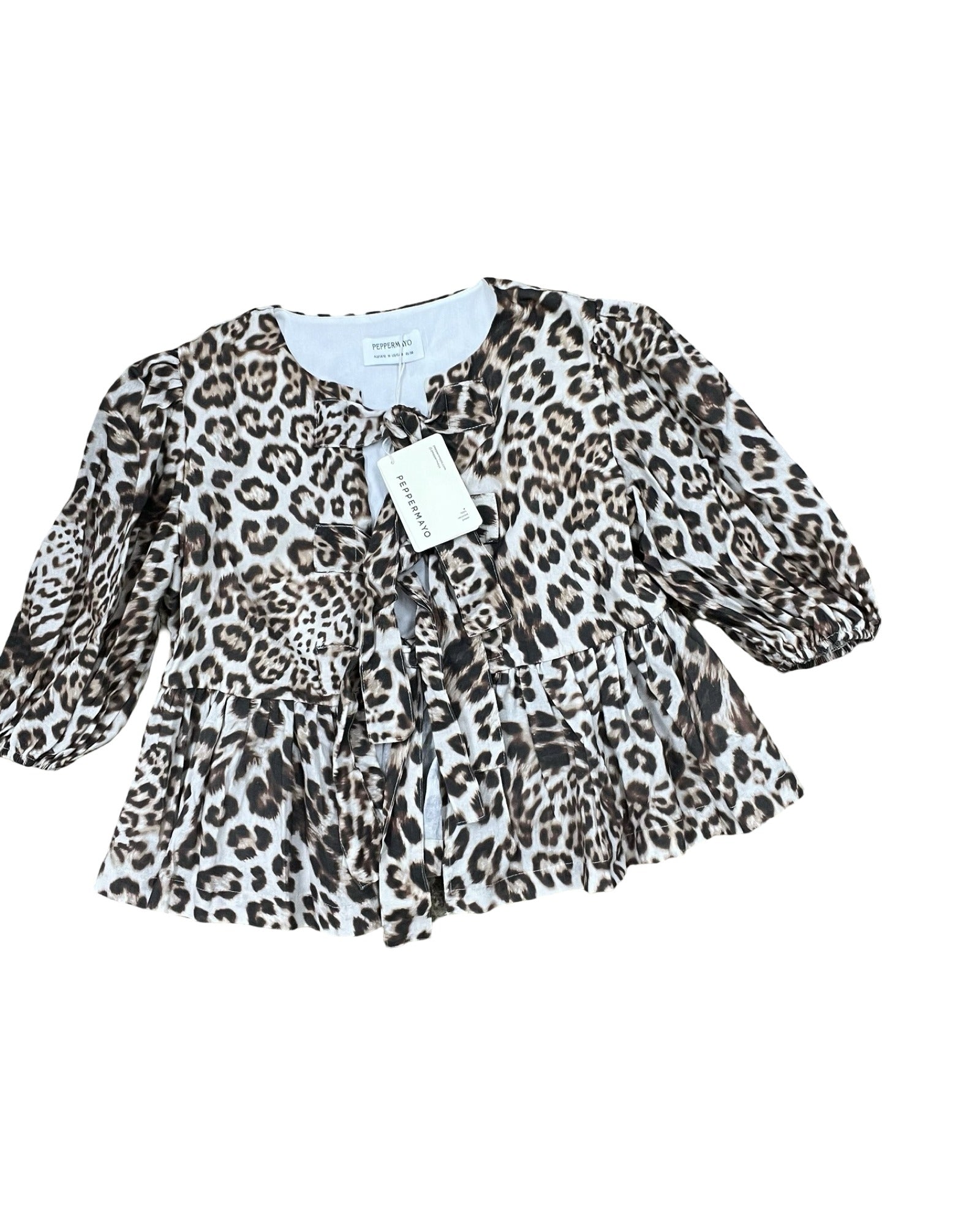Cardigan By Peppermayo In Animal Print, Size:S