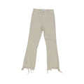 Jeans Cropped By Flying Monkey In Cream Denim, Size:0