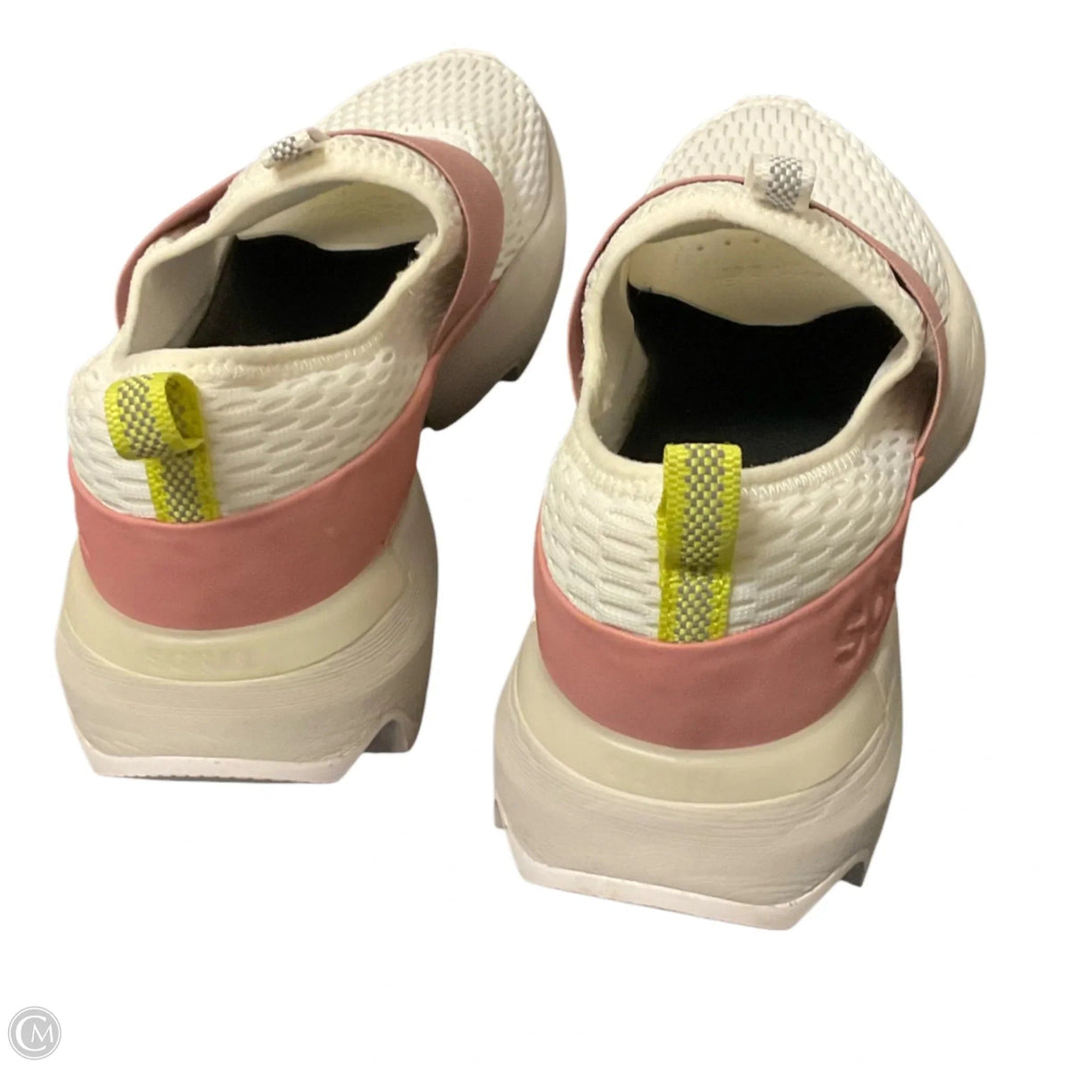 Shoes Athletic By Sorel In Pink & White, Size: 6.5
