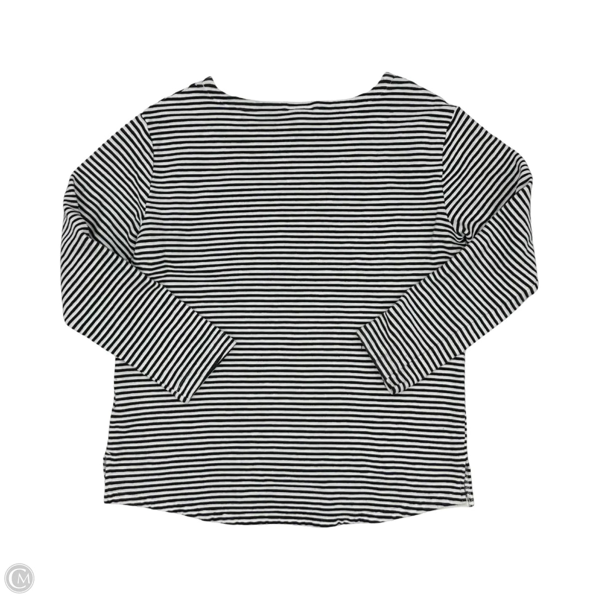 Top Long Sleeve By A New Day In Black & White, Size: Xl
