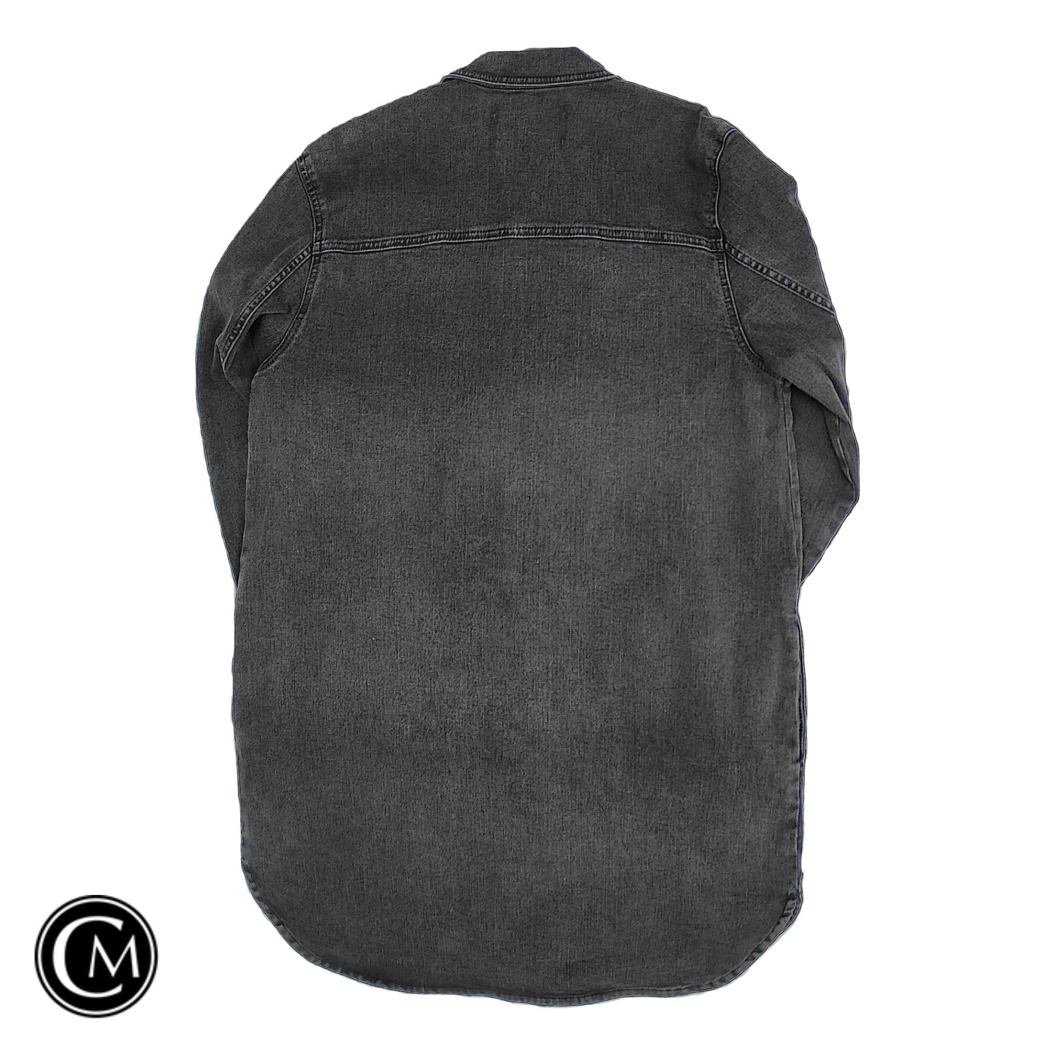 Jacket Denim By Calvin Klein In Black Denim, Size: Xs