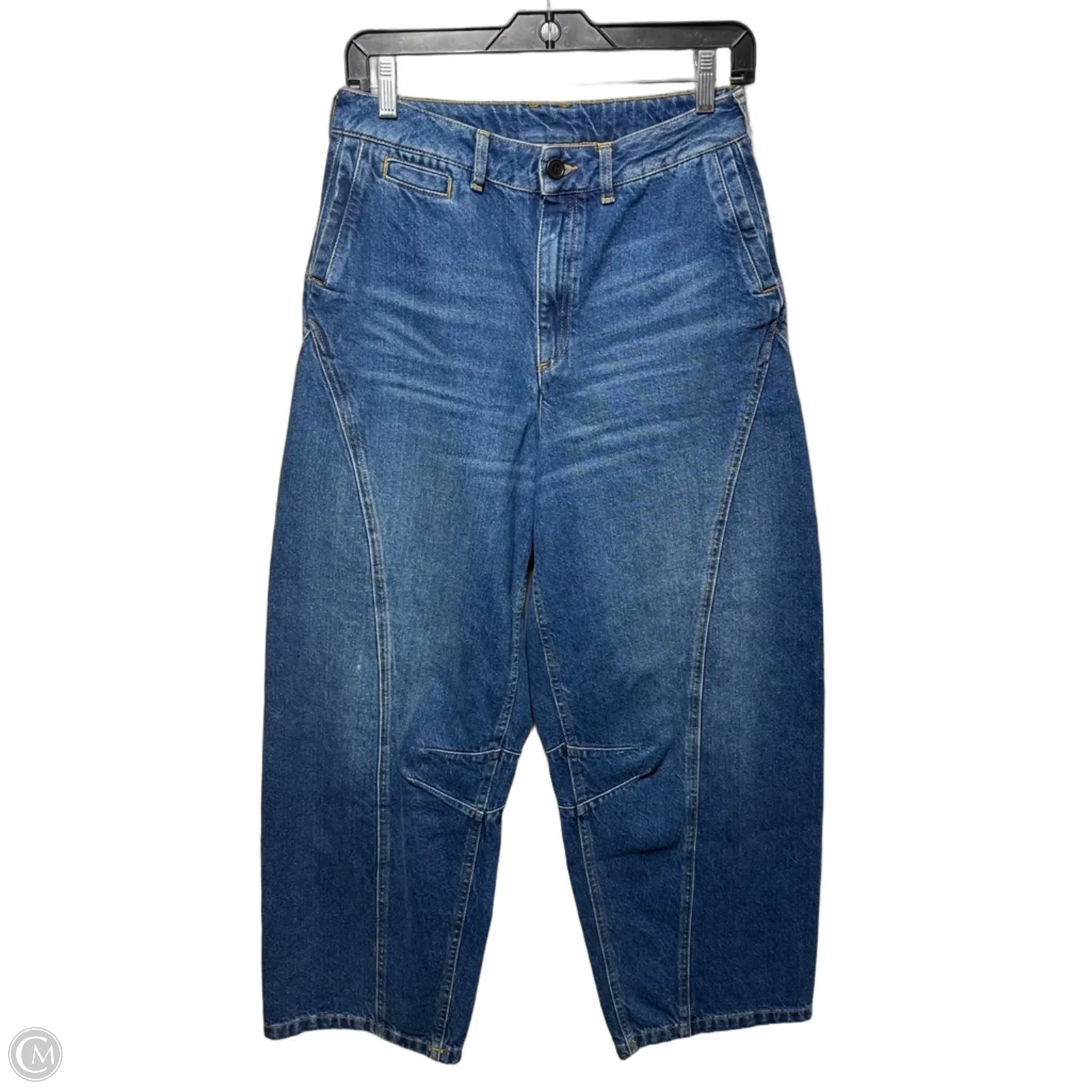 Barrel Leg Jeans By Poetry In Blue Denim, Size: 4