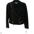 Jacket Moto By Antonio Melani In Blue & Gold, Size: Xs