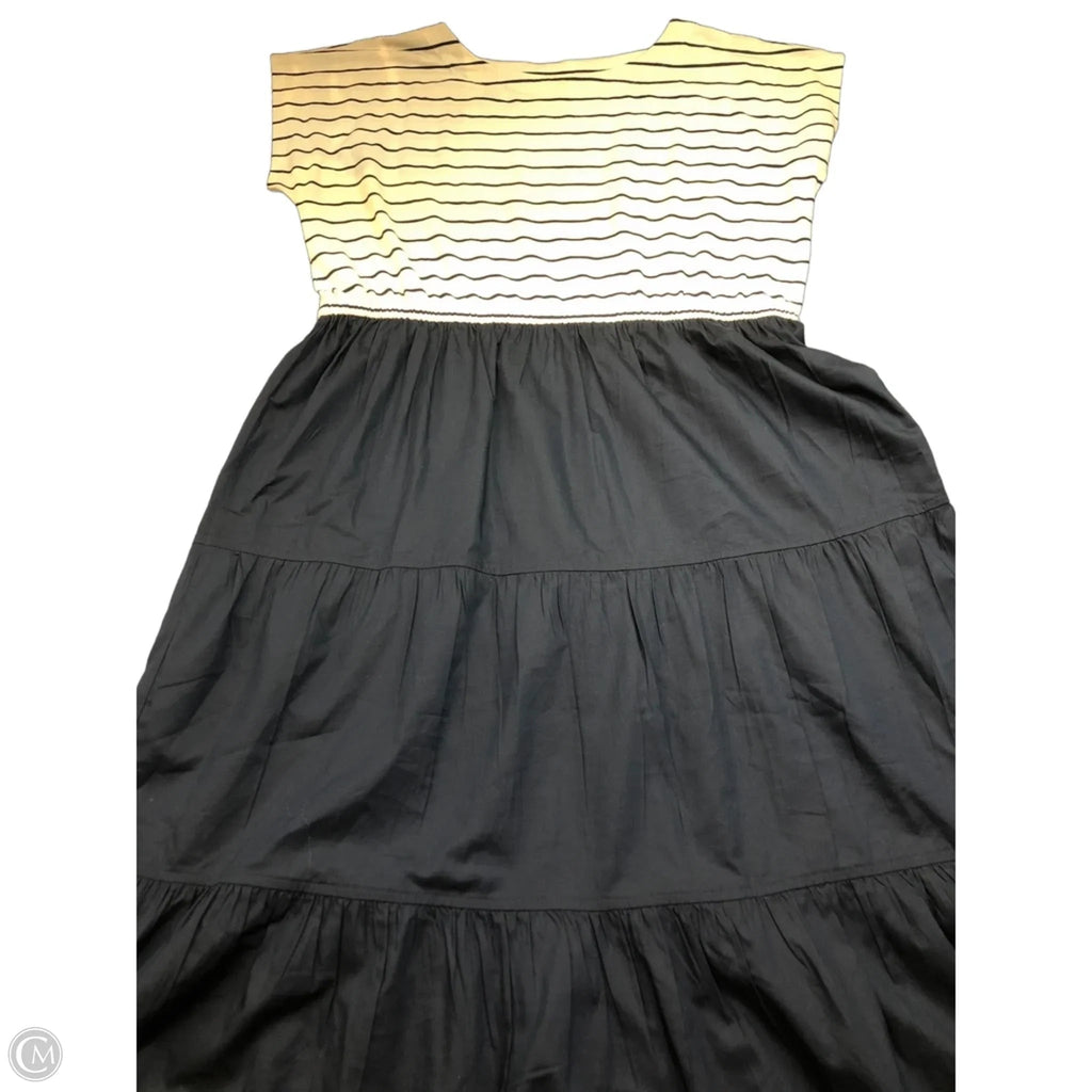 Dress Casual Maxi By J. Jill In Blue & White, Size: L