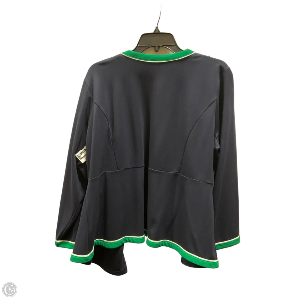 Cardigan By J. Jill In Blue & Green, Size: Xl