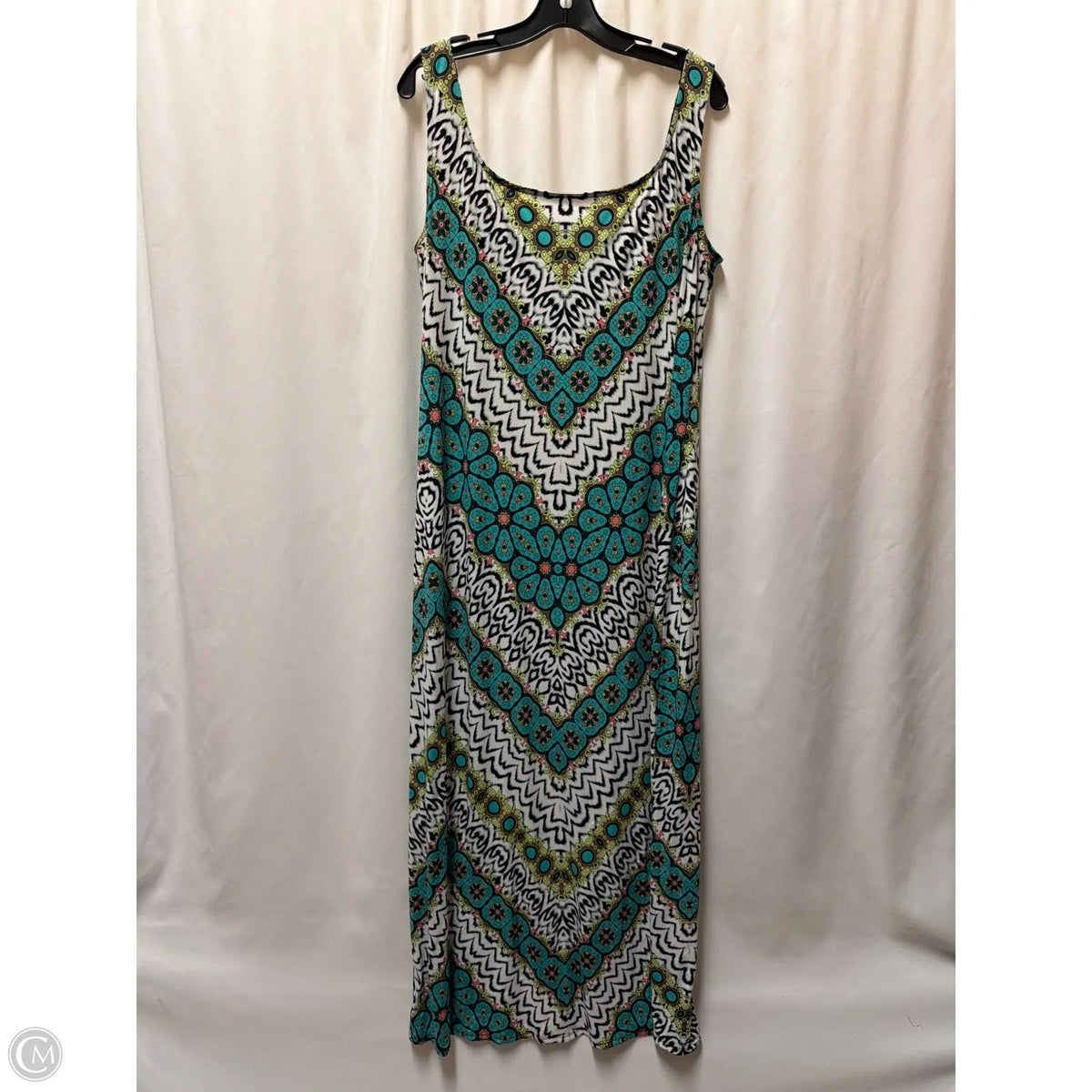 Dress Casual Maxi By Glamour In Green, Size: 1x