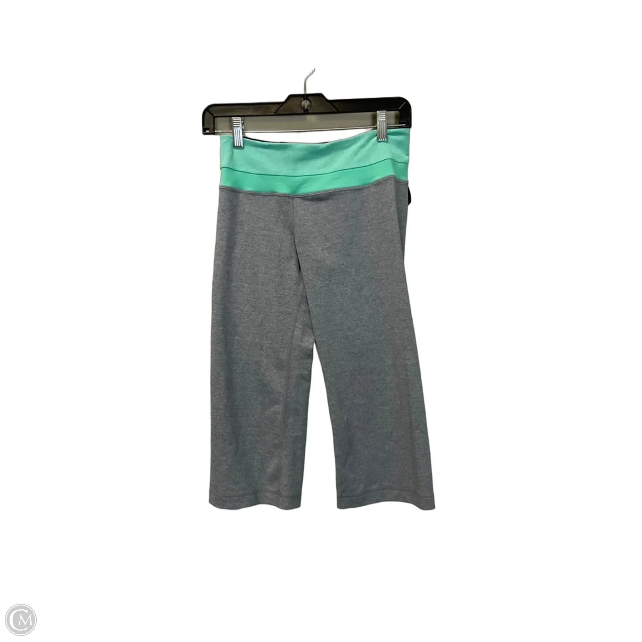 Athletic Leggings Capris By Lululemon In Grey, Size: 4