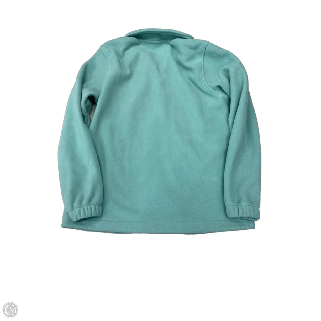 Jacket Fleece By Clothes Mentor In Aqua, Size: S