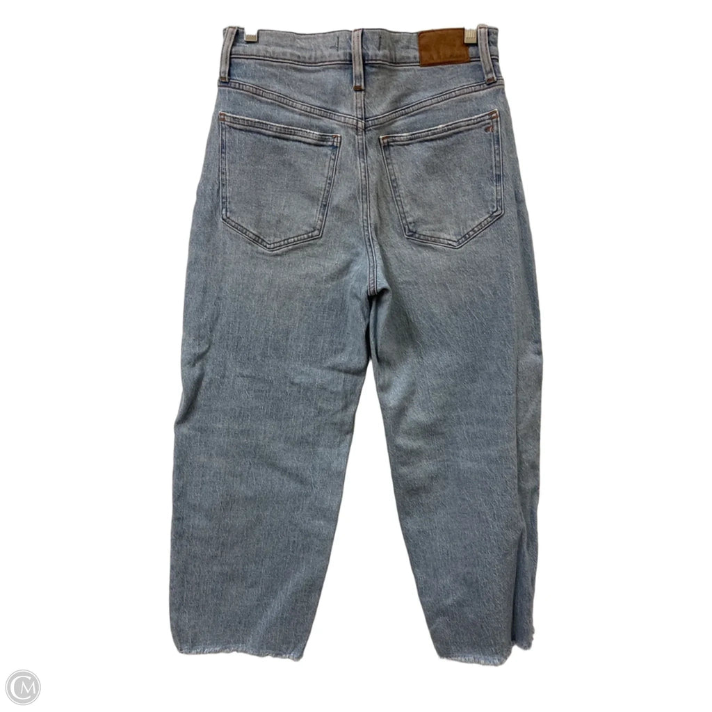 Jeans Wide Leg By Madewell In Blue Denim, Size: 4