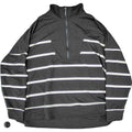 Sweatshirt Collar By Cable And Gauge In Black & White, Size: 3x