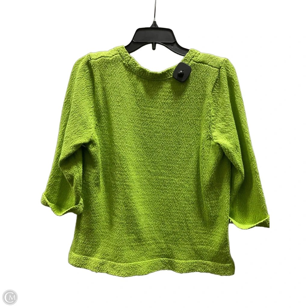 Top Long Sleeve By J. Jill In Green, Size: Lp