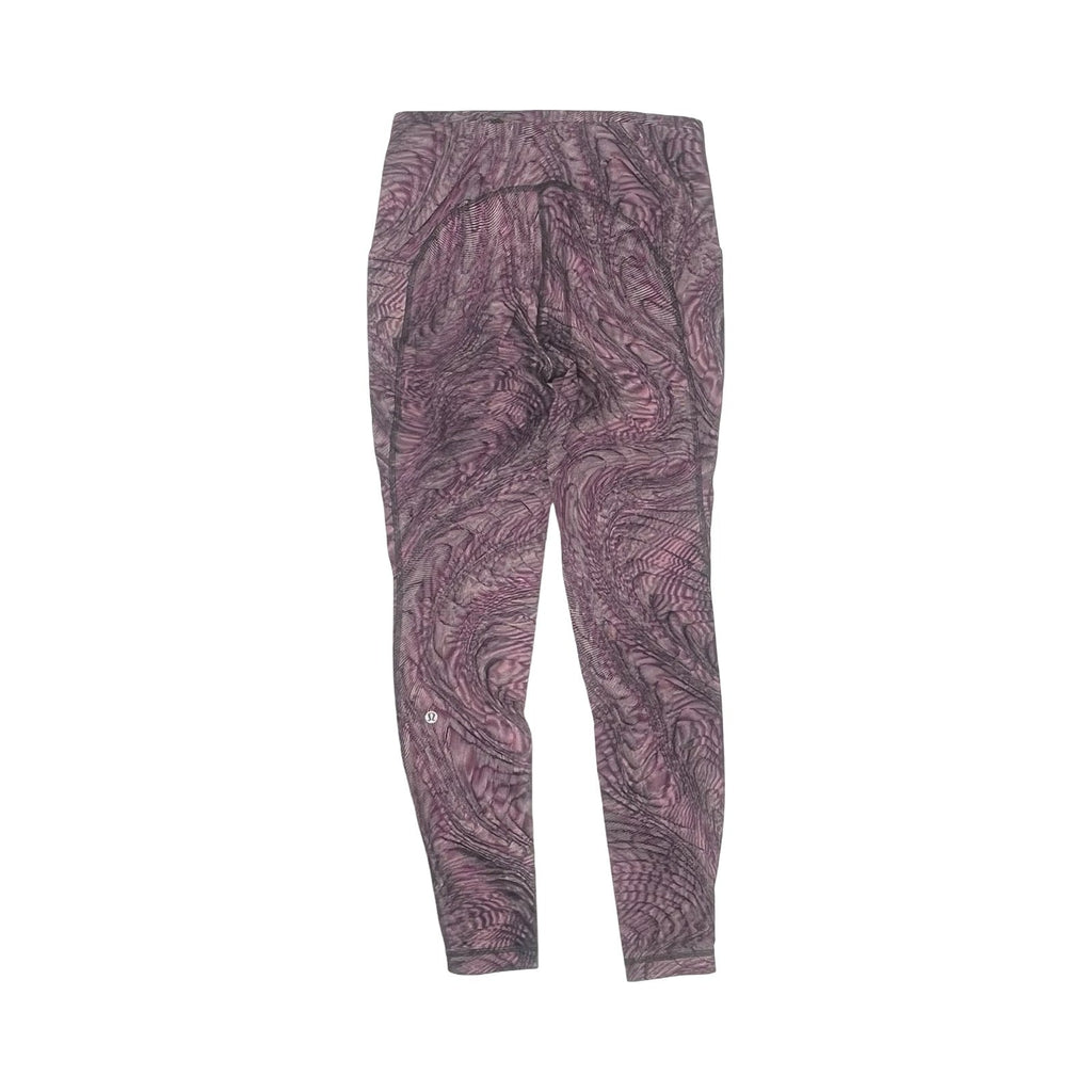 Athletic Leggings By Lululemon In Pink, Size:8