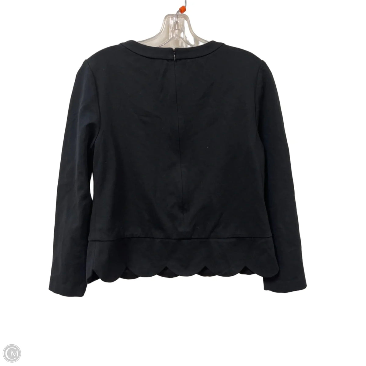 Top Long Sleeve Designer By Kate Spade In Black, Size: S