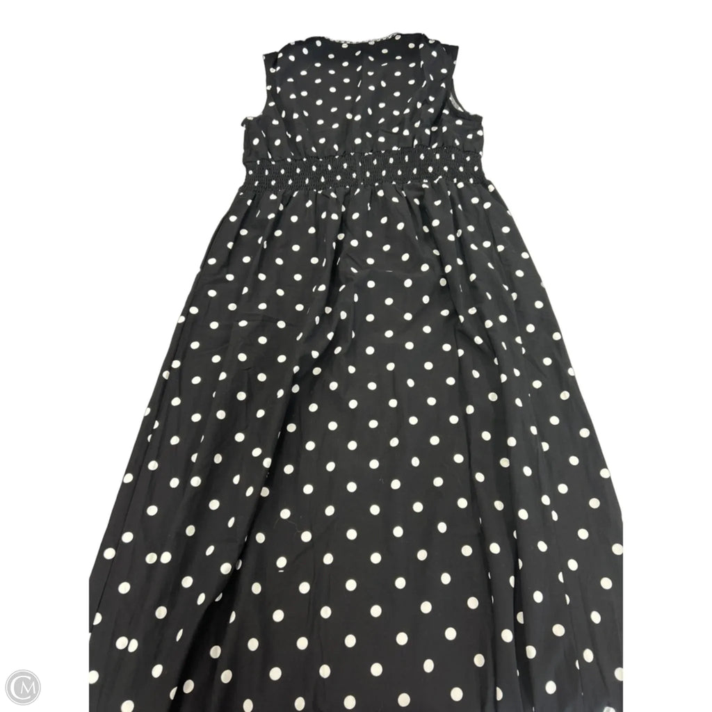Dress Casual Midi By Cme In Black & White, Size: Xl