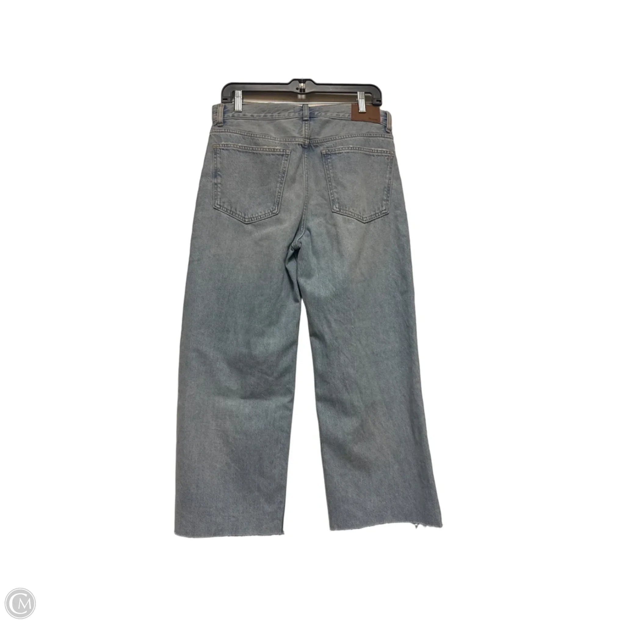 Jeans Straight By Madewell In Blue Denim, Size: 4