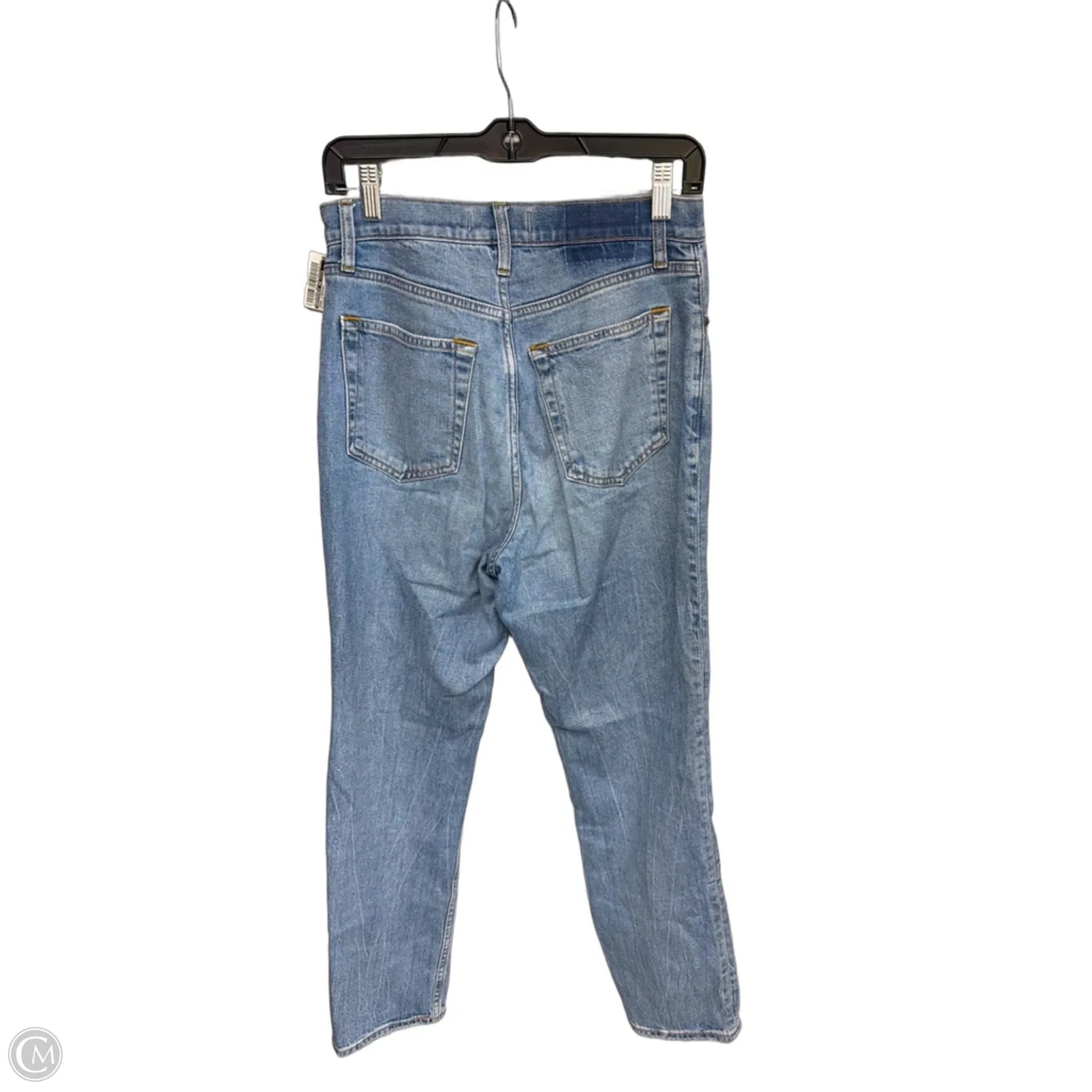 Jeans Straight By Abercrombie And Fitch In Blue Denim, Size: 6l