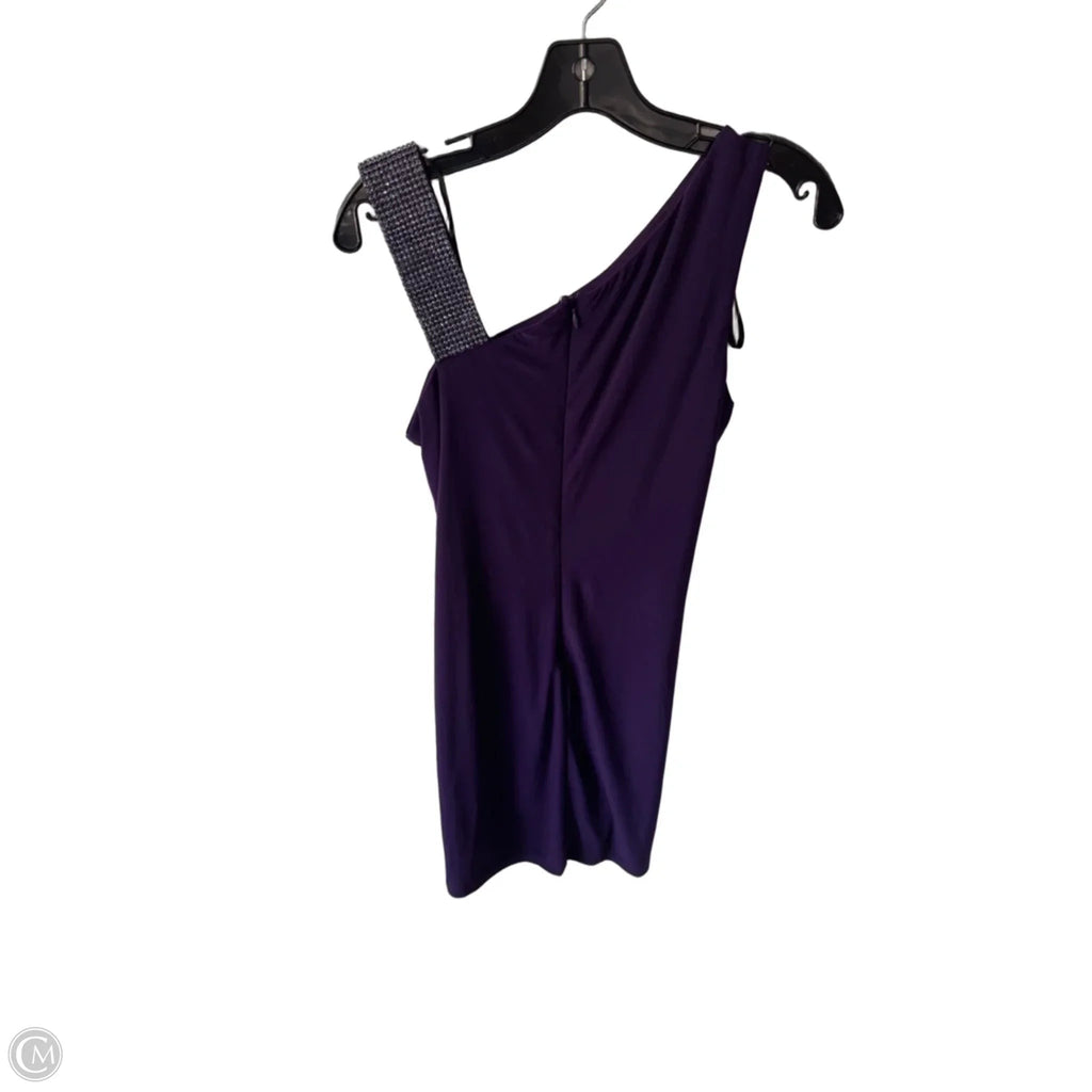Dress Party Short By Betsy And Adam In Purple, Size: S