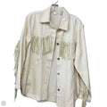 Jacket Denim By Bluivy In Cream Denim, Size: S