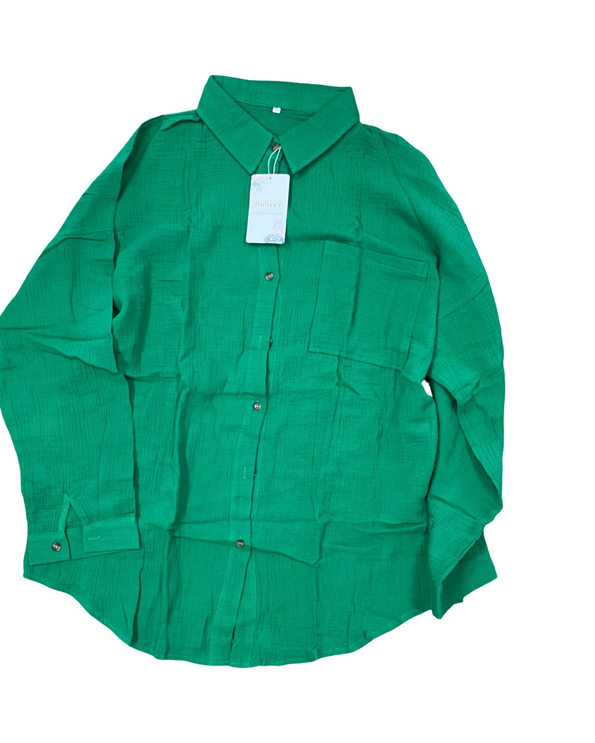 Top Ls By Clothes Mentor In Green, Size:Xl