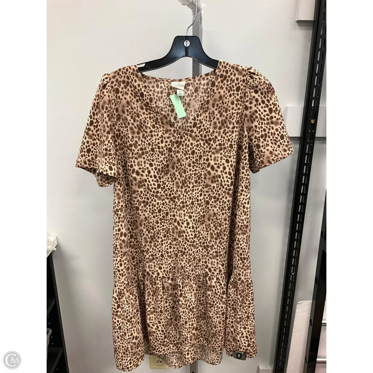 Dress Casual Short By A New Day In Animal Print, Size: Xs
