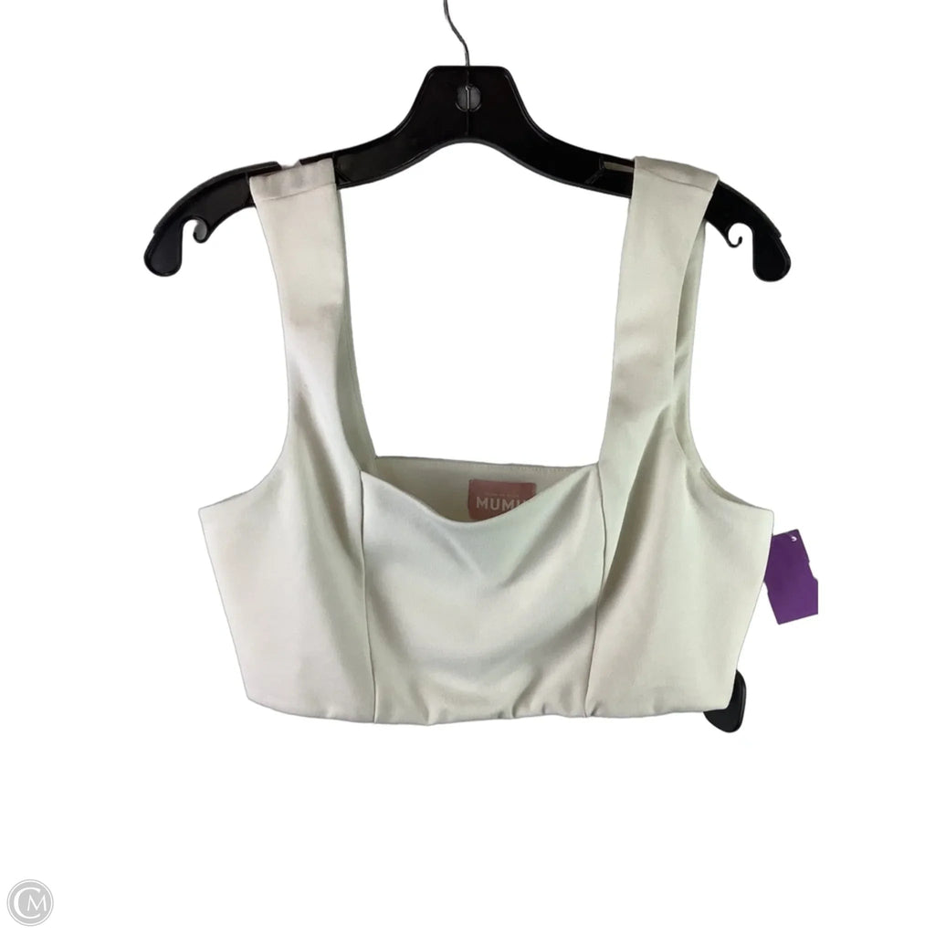 Top Sleeveless By Show Me Your Mumu In White, Size: L