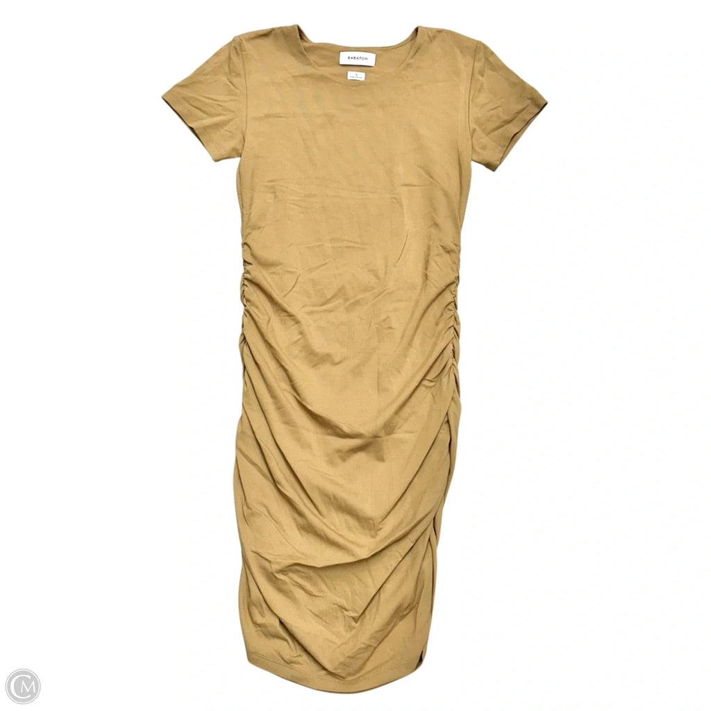 Dress Casual Midi By Babaton In Tan, Size: S