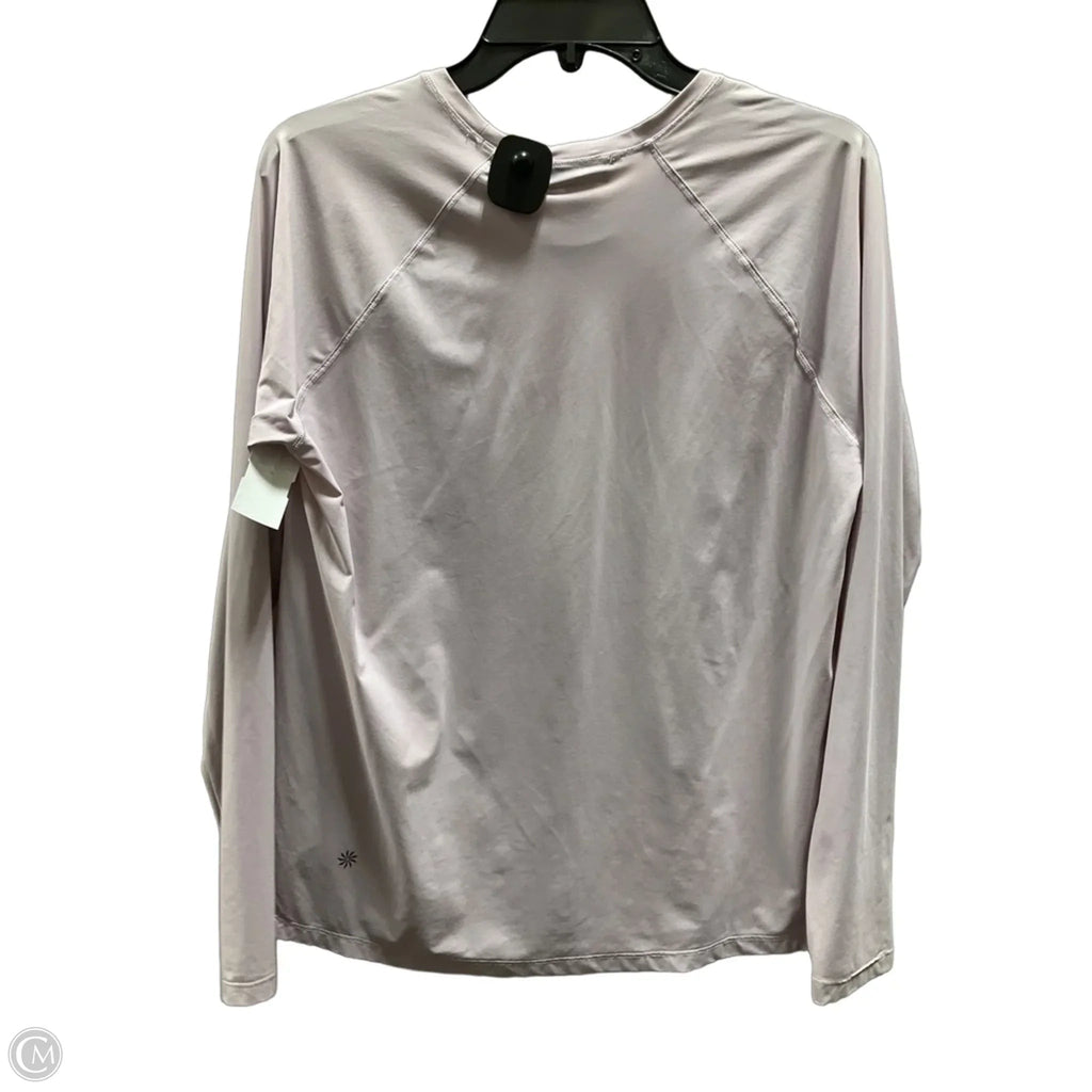 Athletic Top Short Sleeve By Athleta In Purple, Size: M