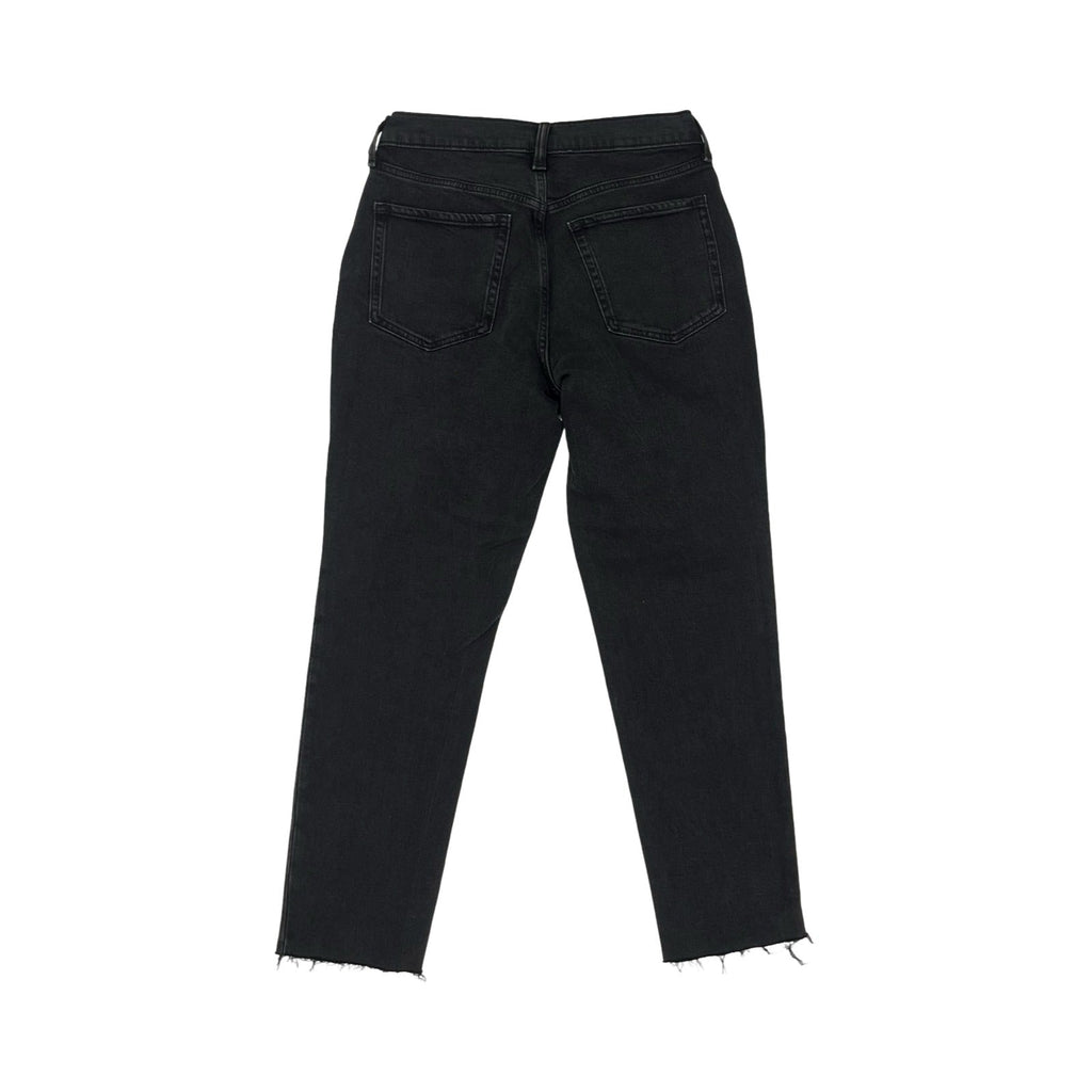 Jeans Straight By Old Navy In Black Denim, Size:6