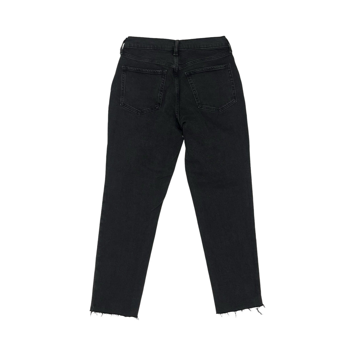 Jeans Straight By Old Navy In Black Denim, Size:6