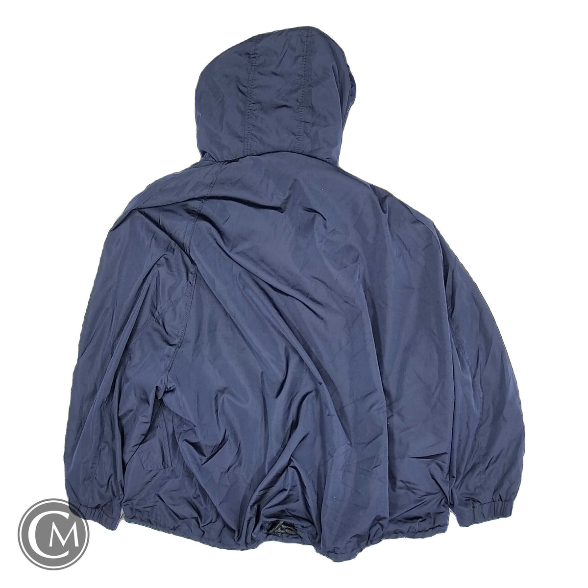 Jacket Windbreaker By Banana Republic In Navy, Size: Xl