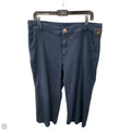 Pants Wide Leg By Style And Company In Navy, Size: 16