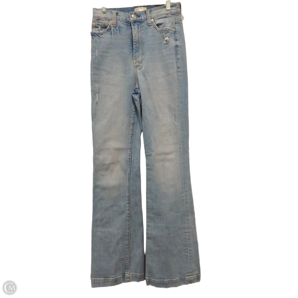 Jeans Boot Cut By 7 For All Mankind In Blue, Size: 26