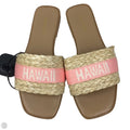 Sandals Flats By Bamboo In Pink & Tan, Size: 6