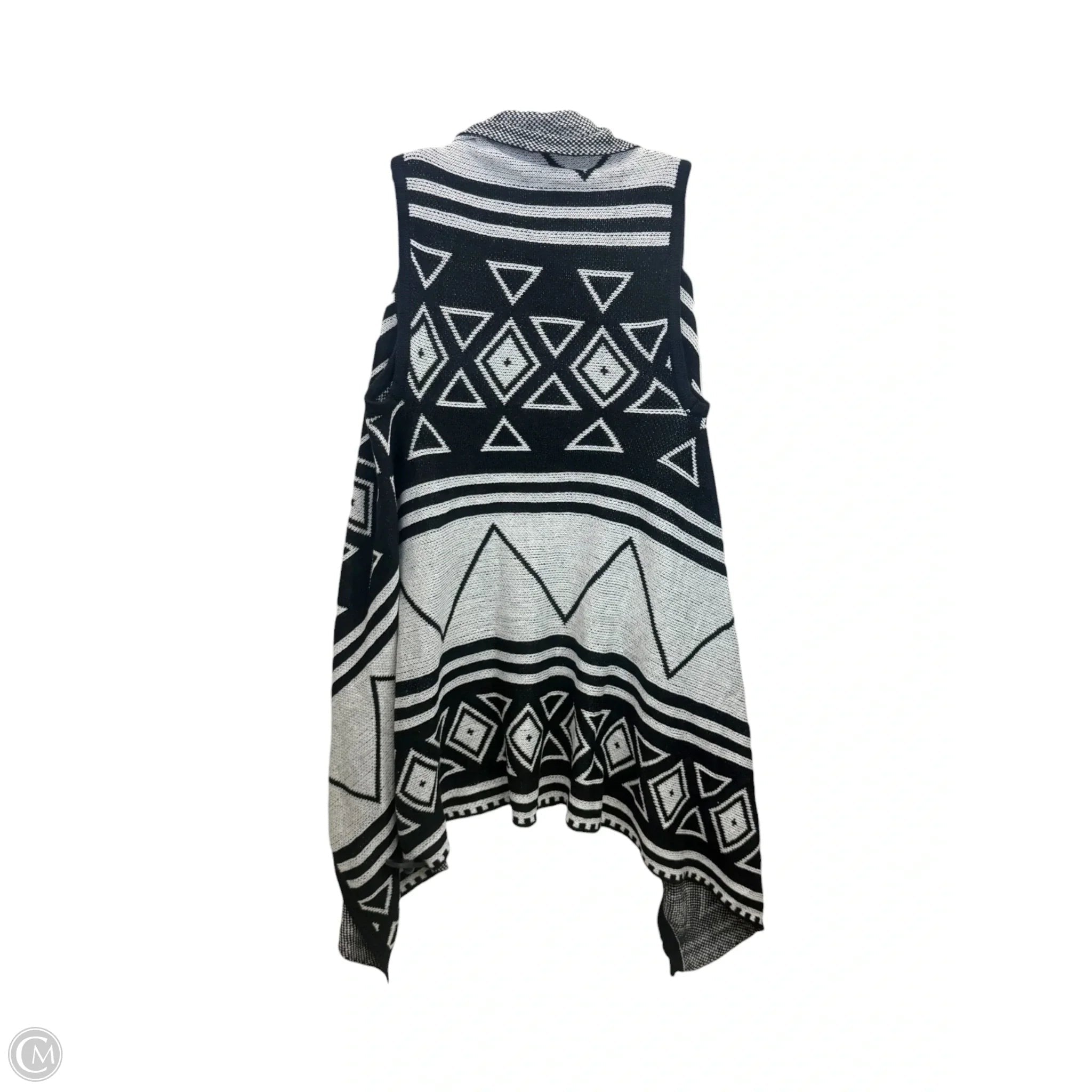Cardigan By Lildy In Black & White, Size: L