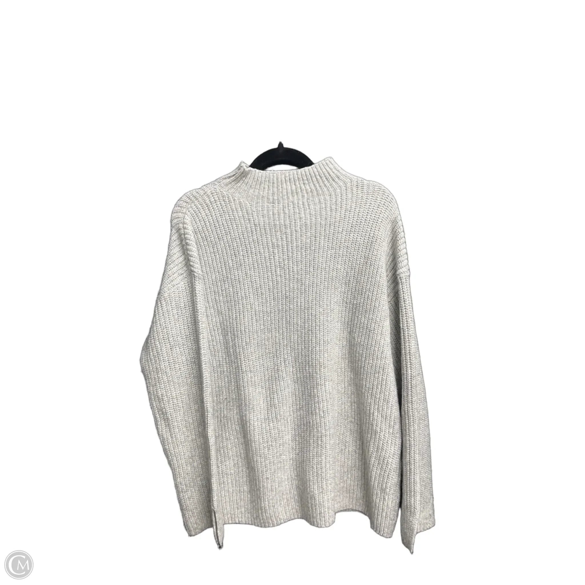 Sweater By Loft In Grey, Size: L