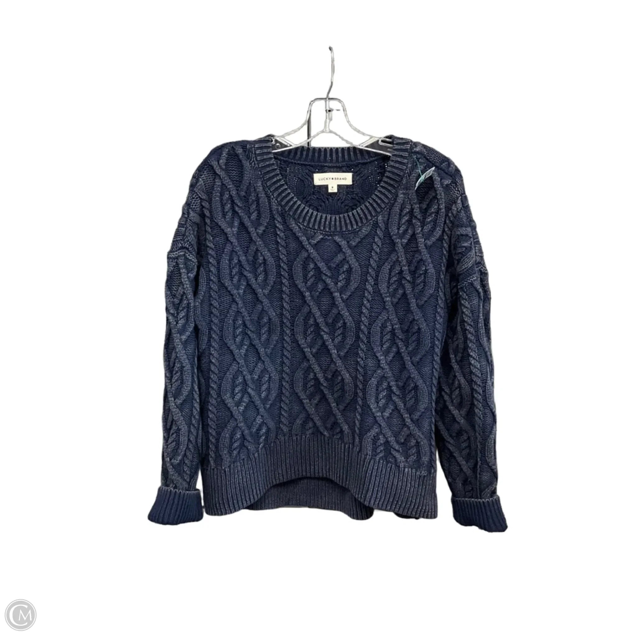 Sweater By Lucky Brand In Blue, Size: M